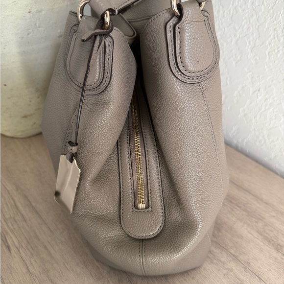 Coach Edie Turnlock Shoulder Bag in Taupe - Picture 5 of 16